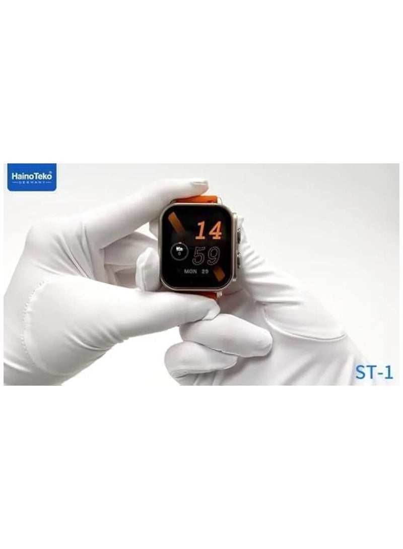 HainoTeko The Haino Teko ST-1 Watch Buds offer a unique combination of smartwatch technology and integrated wireless earbuds - Image 2