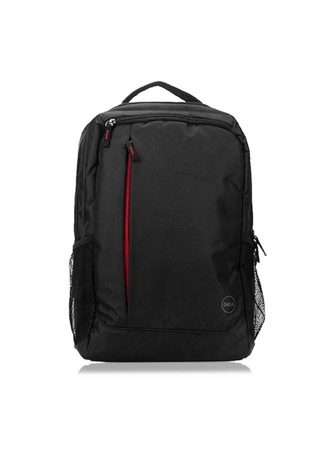 DELL حقيبة ظهر أساسية 15 - تناسب أجهزة الكمبيوتر المحمولة حتى 15.6 بوصة - مقاومة للماء، خفيفة الوزن ومتينة مع عدة جيوب - سوداء - Image 1