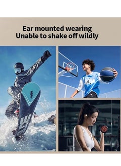 Trands Trands OWS Open Ear Wireless Headphone with Ear hooks Free Clip Feather like Wear Bluetooth 5.4 BT991  - Image 5