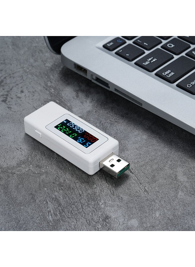 Generic - USB Tester USB Power Meter Voltage Current Tester 4-30V 0-6.5A 0-195W Safety QC Fast Charging Voltmeter Ammeter Multimeter LCD Voltage Meter Tool - Image 1
