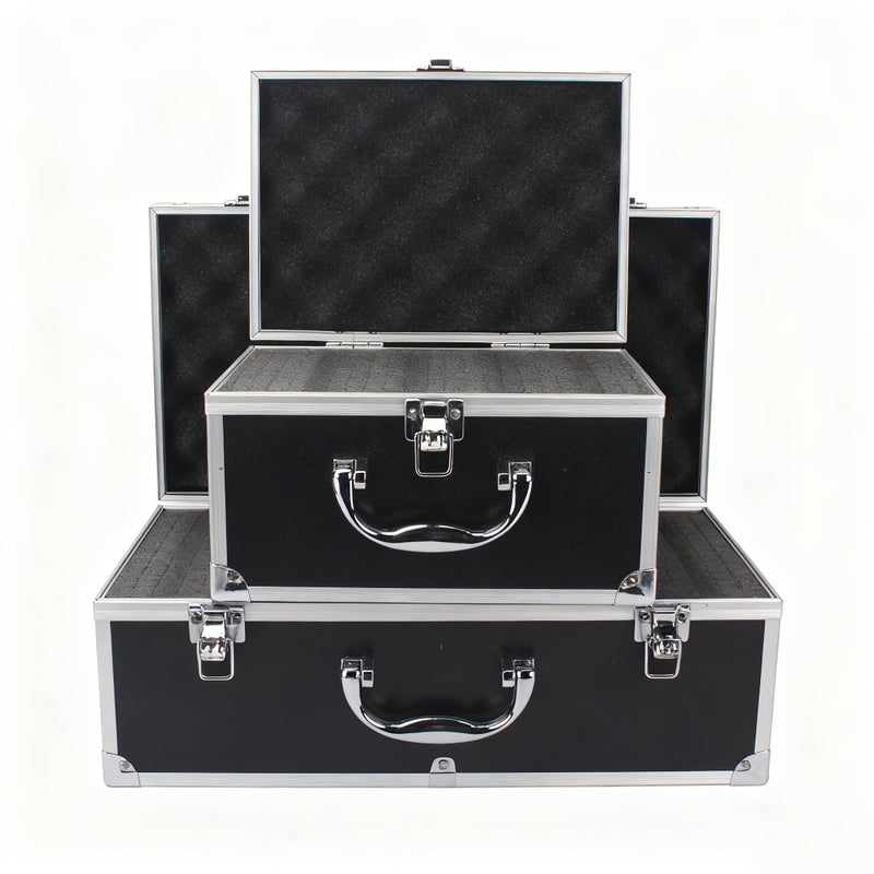 Portable Aluminum Toolbox 360x200x140mm For Instruments Equipment And Tools Organizer - Image 5