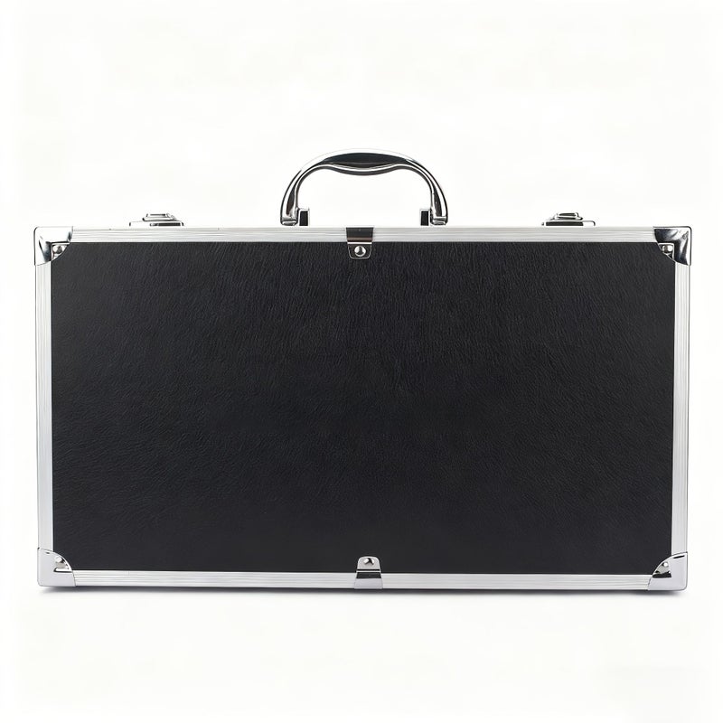 Portable Aluminum Toolbox 360x200x140mm For Instruments Equipment And Tools Organizer - Image 1