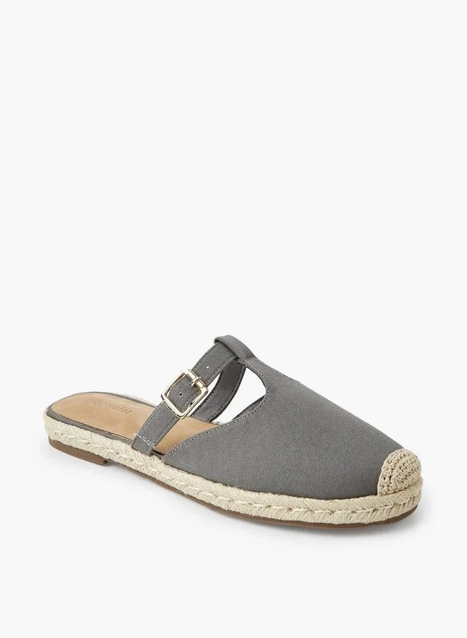 Peppermint Women Buckle Detail Mules