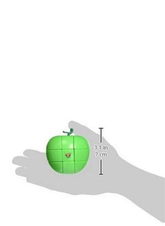 D ETERNAL Fruit Shape Stickerless Green Apple Cube Magic Puzzle Toy  - Image 3