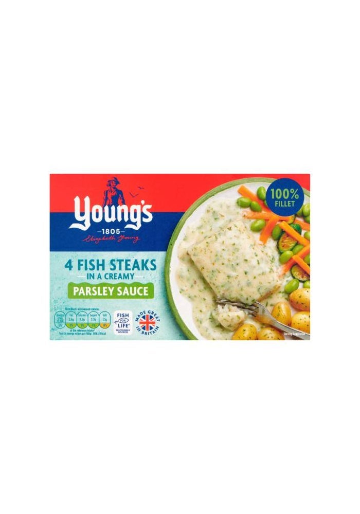Fish Steaks in Creamy Parsley Sauce - 560g