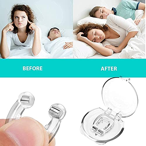 ZECCORP Anti Snoring Nose Clip Devices for Men and Women, Snoring stopper, Snore Free Magnetic Nose Clip, Snoring Solution - Image 3