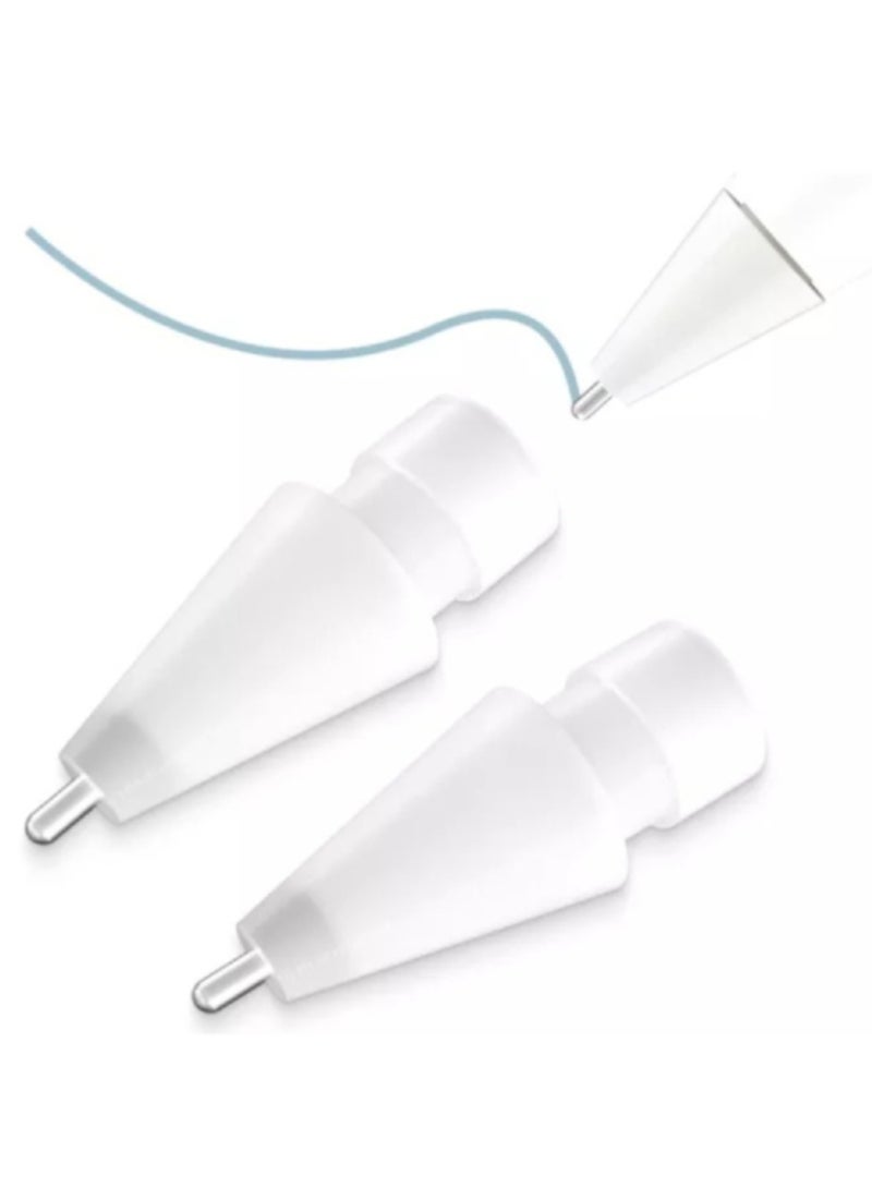 AROAQ M2 Short Metal Pen Tip for Apple Pencil 1 / 2 (White)  - Image 2