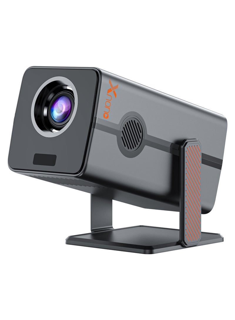 general Smart Projector Full HD 1080P 4K Portable Projector 300 Ansi Auto Focus 4-Point Keystone Correction / Intelligent Obstacle Avoidance / Screen Automatic Alignment / Screen Mirroring / Motion Compensation / Multiple Compatible Interfaces. HDMI Connection/Audio Connection/USB Connection - Image 1