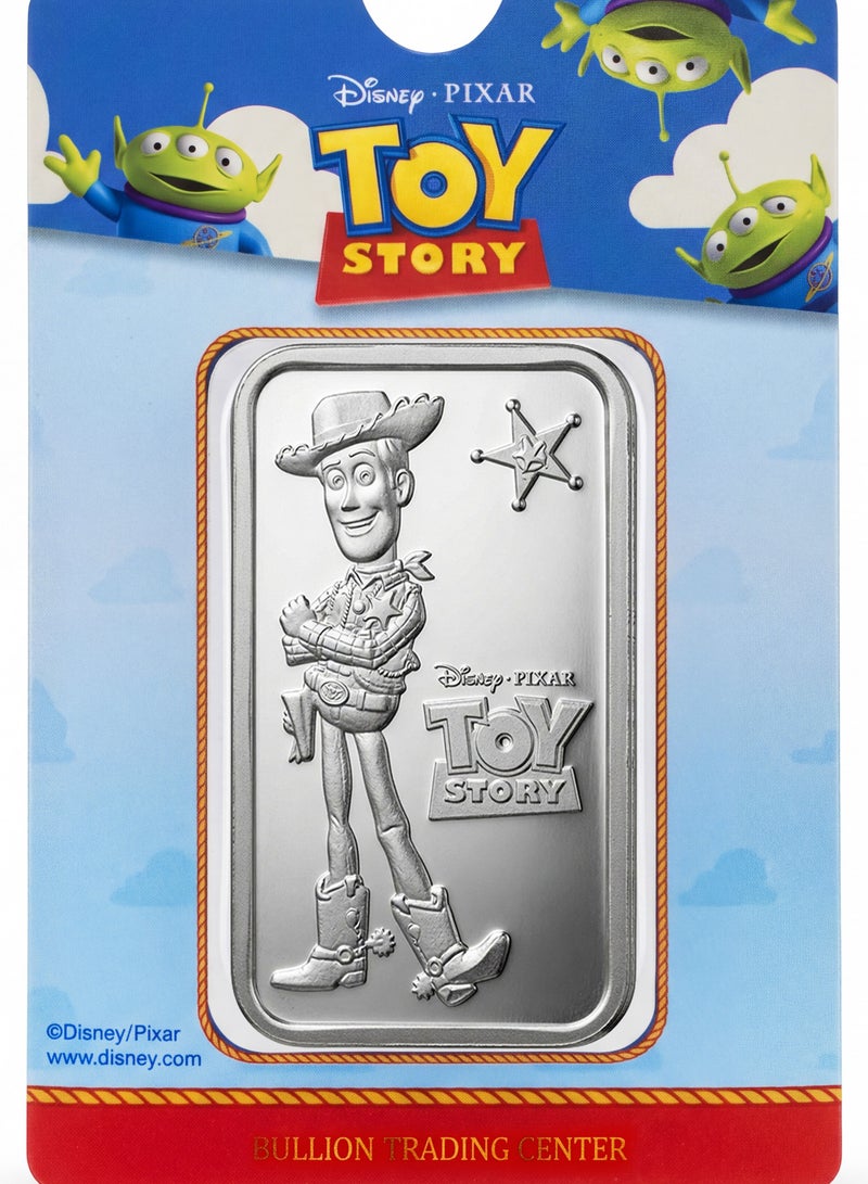 BTC 31.1g Disney Silver Ingot- Woody - Image 1