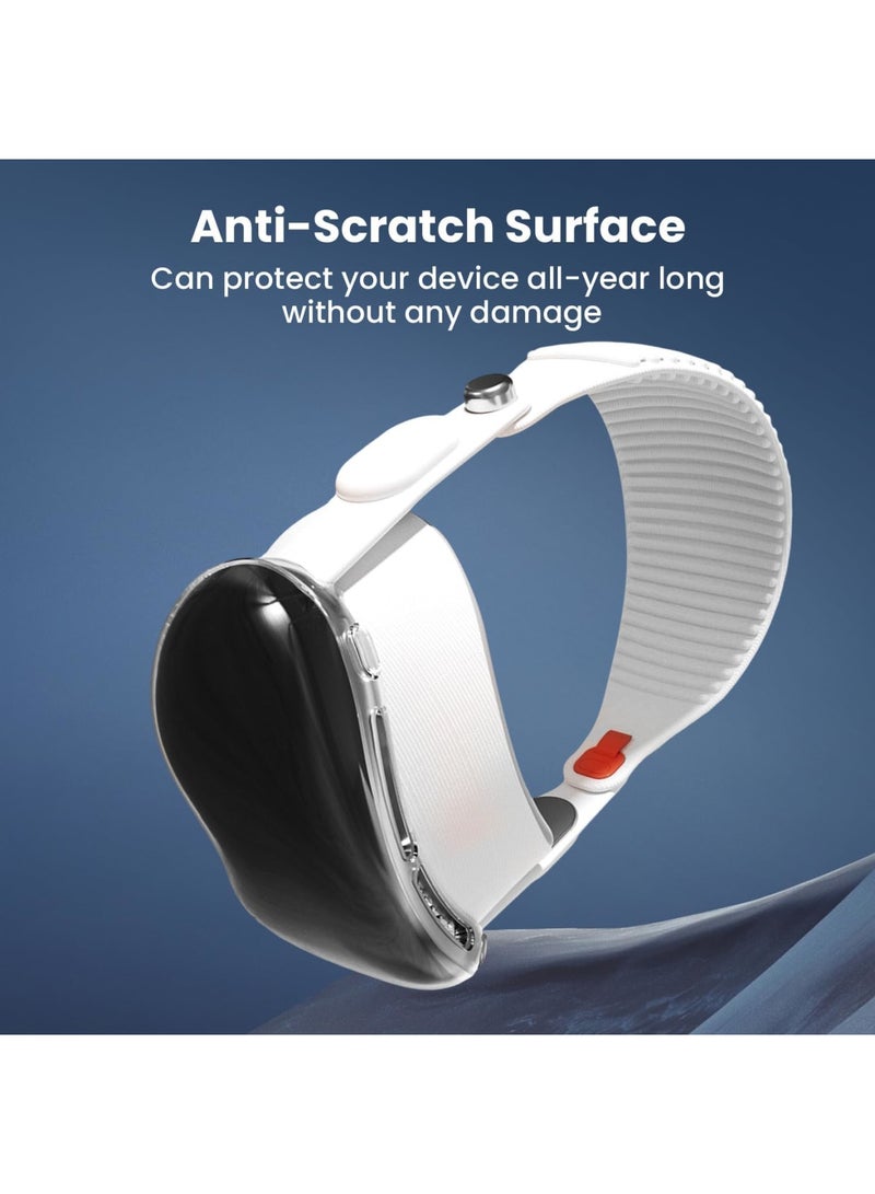 SYOSI Compatible with Apple Vision Pro Case & Protective Cover - TPU Protective Cover for Vision Pro VR Headset Accessories, Ultimate Defense with Style, Crystal Clear, Slim Fit, Shockproof(Transparent) - Image 5