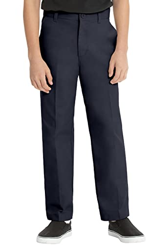 Classroom School Uniforms Little Boys Flat Front Pant, Dark Navy, 5 - Image 4