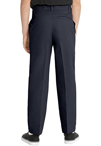 Classroom School Uniforms Little Boys Flat Front Pant, Dark Navy, 5 - Image 3