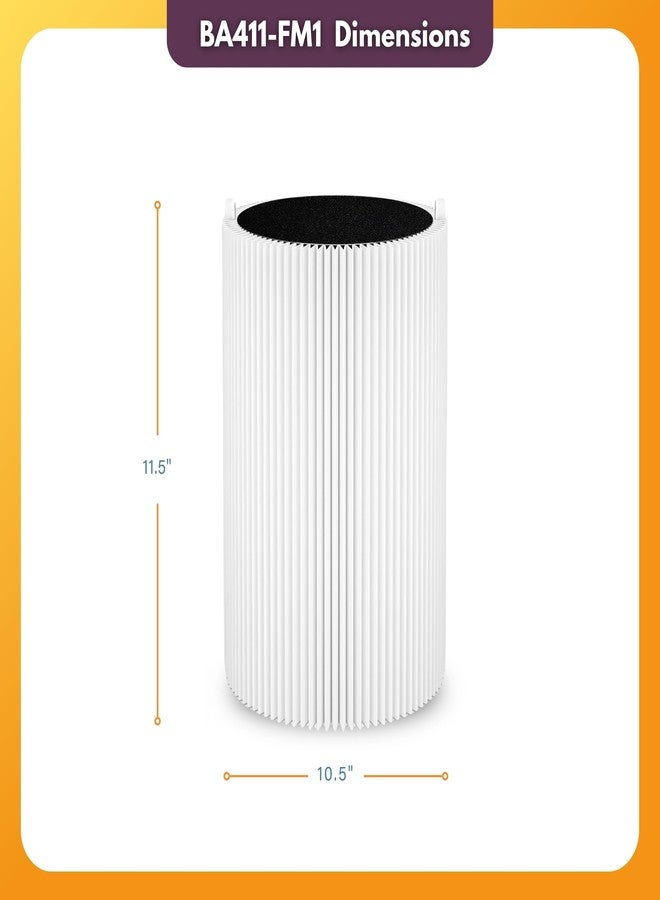 Filter-Monster.com Filter-Monster Replacement Filter Compatible with Blueair 411 Particle and Carbon Filter for Blue Pure 411, 411+, 411 Auto, and 411 Mini, 2 Pack - Image 5
