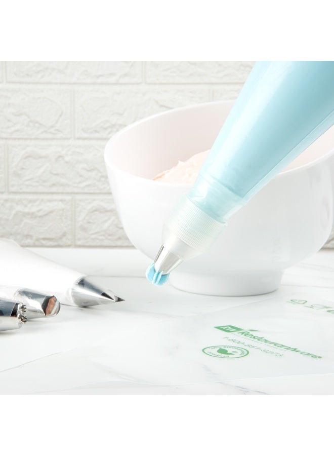 Restaurantware Pastry Tek Piping Tip, 1 Reusable Drop Flower Icing Tip - #2F, Dent-Resistant, Stainless Steel Pastry Tip, Dishwasher-Safe, Decorate Cupcakes, Cakes, or Cookies - Image 3