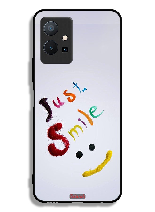 Tolwak Vivo Y75 5G Protective Case Cover Just Smile - Image 2