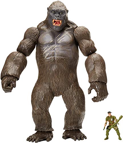 Lanard لاندارد كونغ جزيرة الجمجمة - كونغ قابل للتشكيل 18" مع شخصية لعبة الحركة - Image 4