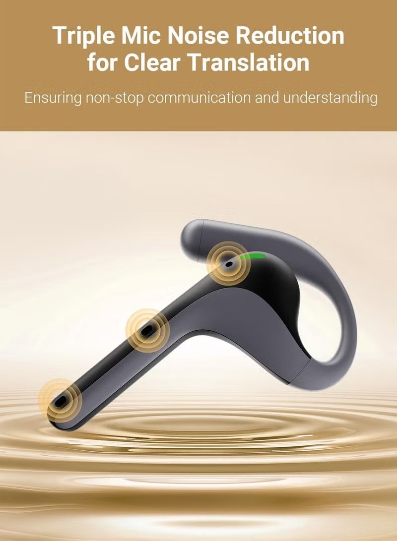 تايم كاتل Timekettle W4 Pro AI Interpreter Earbuds(Grey),جهاز المترجم الذي يدعم 40 لغة,سماعات المترجم لترجمة المكالمات والفيديو,تطبيق العمل مع نظام التشغيل iOS و Android - Image 5