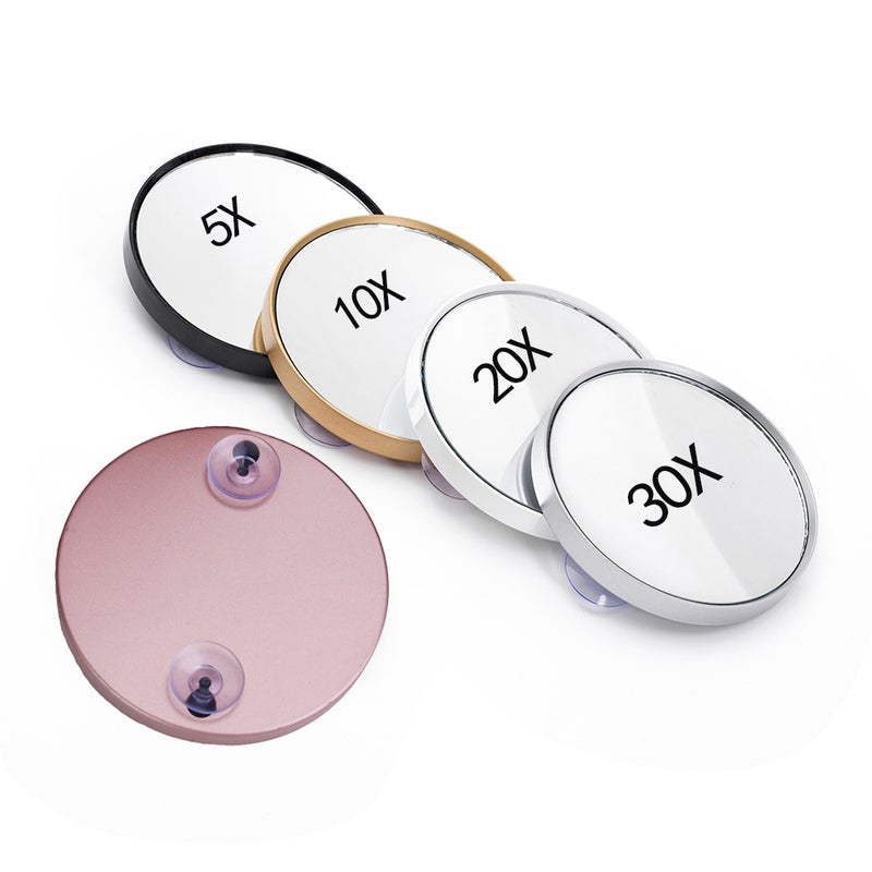 Beauty Makeup Mirror With 30X Magnification, 10X And 20X Magnification, Round Mirror For Pore Cleaning, Blackhead Suction Mirror - Image 2