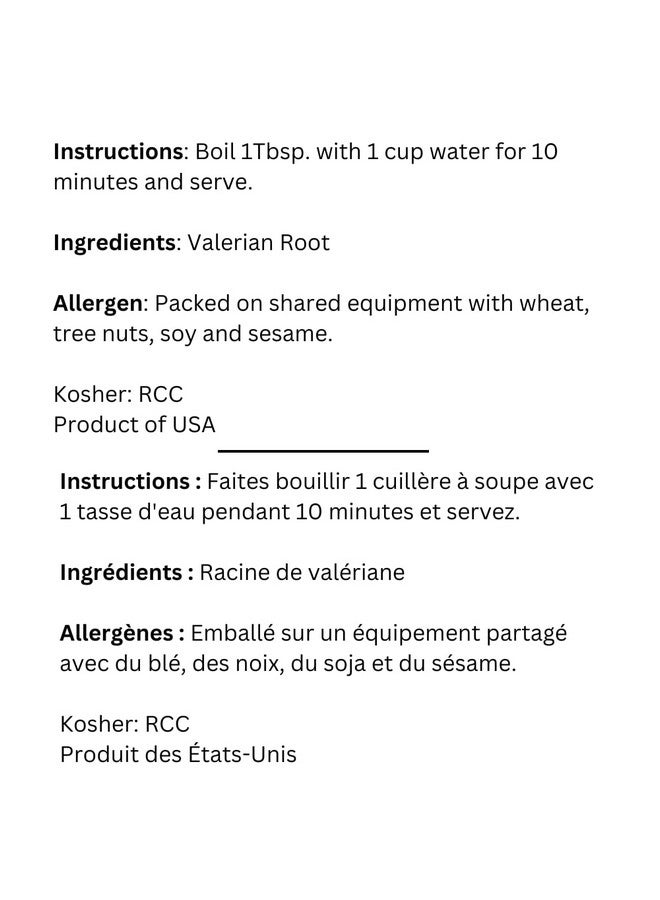 Sadaf Valerian Roots - Valerian Root Loose (Valerian officinalis) - Make Your Valerian Root Tea - 2 oz. Bag - Image 2