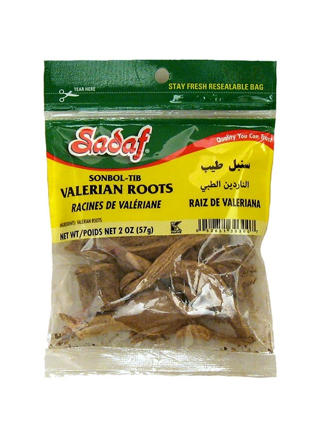 Sadaf Valerian Roots - Valerian Root Loose (Valerian officinalis) - Make Your Valerian Root Tea - 2 oz. Bag - Image 1