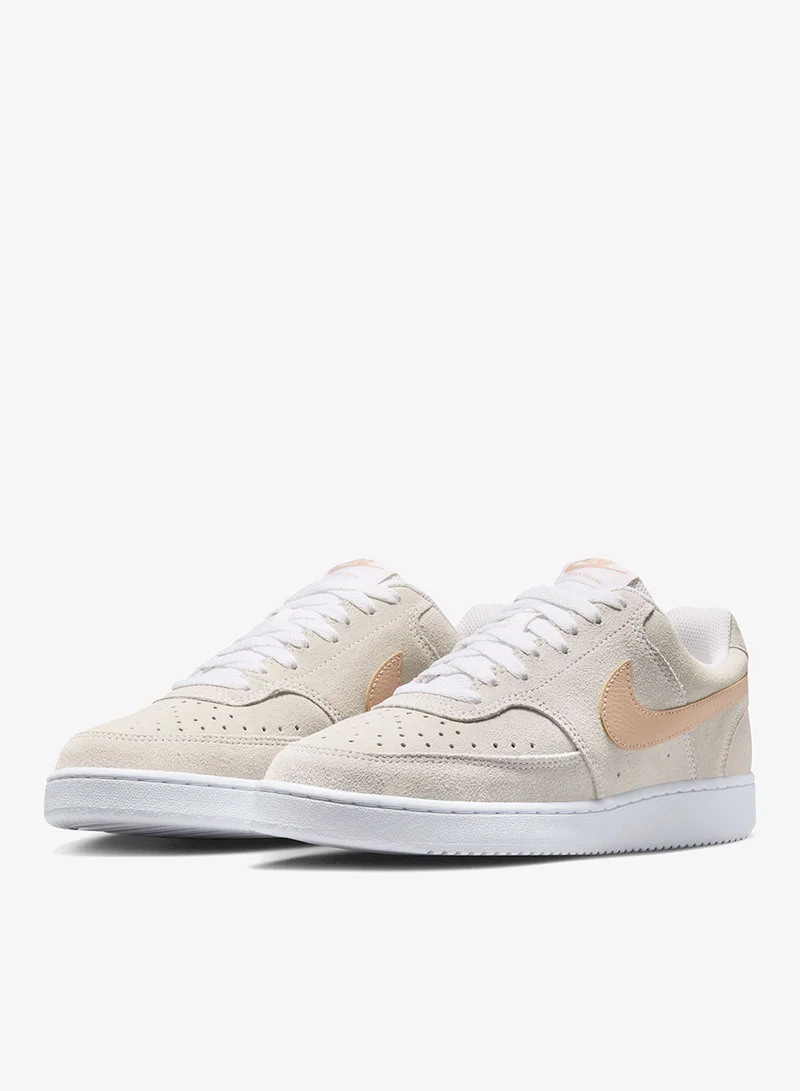Nike WHITE/SHIMMER Court Vision Lo Sd Prm for Women | Best Price UAE