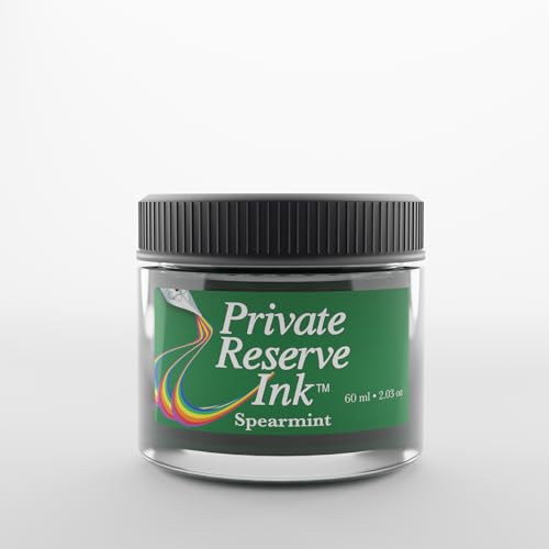 Private Reserve Ink حبر الاحتياطي الخاص بنكهة النعناع – زجاجة حبر قلم حبر 60 مل | أخضر نعناعي منعش وبارد مع تركيبة سريعة الجفاف | جودة أرشيفية ومتوازنة الحموضة | مثالي للكتابة الإبداعية والفن - Image 1