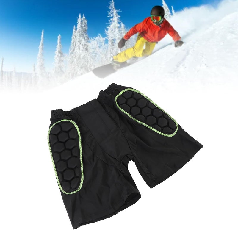 Protective Padded Shorts with Thickened Shock Absorption, Hip and Tailbone Gear for Skiing and Snowboarding - High Density Cushioning, 3D Contoured Fit for Men (XL) - Image 3