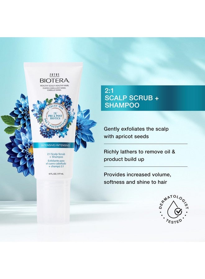 بيوتيرا شامبو ومقشر فروة الرأس المكثف 21، نباتي ولم يتم الإساءة إلى الحيوانات لتصنيعه، خالٍ من البارابين والكبريتات، آمن على الألوان، 6 أونصة سائلة - Image 2