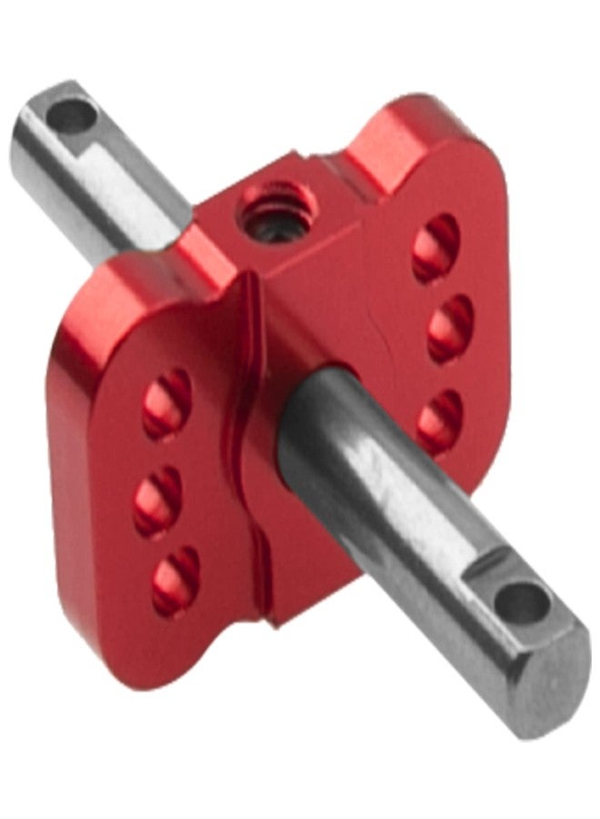 Vgoohobby Aluminum RC Differential Locker Spool 2WD Diff Locker Mounts Upgrades Part Compatible with 1/10 Traxxas Slash 2WD Rustler Stampede 2WD Bandit 2WD 1/10 RC Car (Red) - Image 3