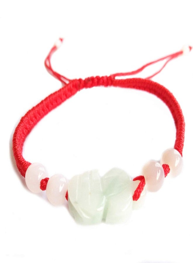 MANRUO The Best Feng Shui Red String Bracelet with Color Jade Pi Xiu/Pi Yao Bead Lucky Wealthy Amulet Brecelet Jewelry - Image 1