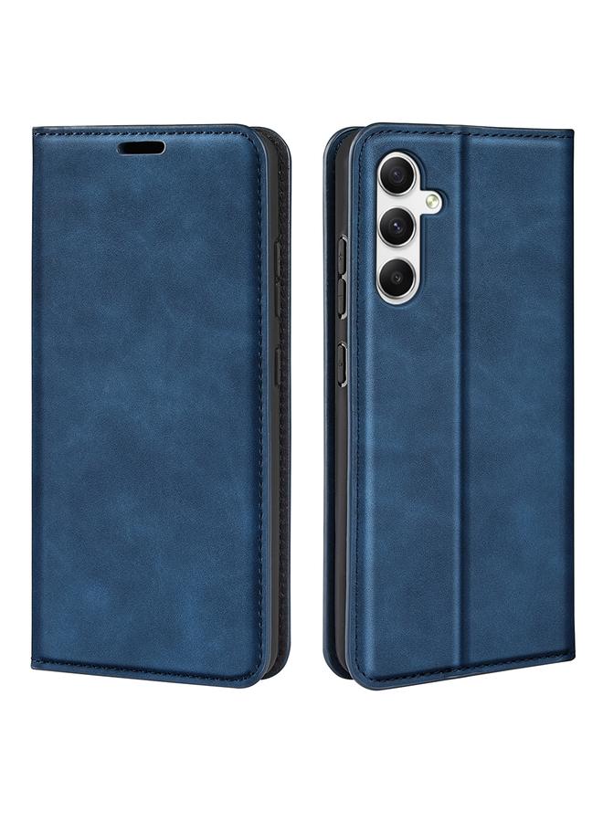 اس-توب جراب هاتف Samsung Galaxy A35 من الجلد المغناطيسي القابل للسحب - Image 1