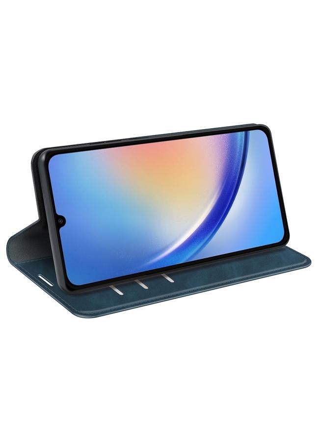 اس-توب جراب هاتف Samsung Galaxy A35 من الجلد المغناطيسي القابل للسحب - Image 5