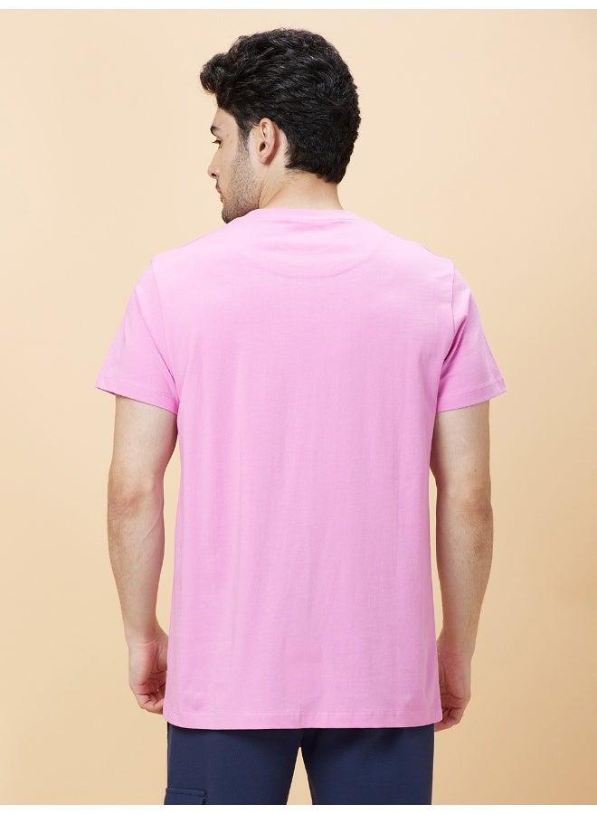 Being Human Mens Bebe Pink Round Neck Short Sleeve T-Shirt - Image 4