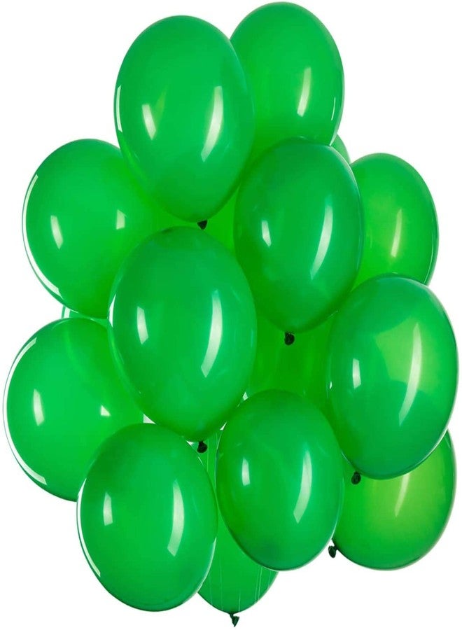 HEMITO Premium Metallic Latex Balloons Pack of 100 Green Balloons for Decoration (Green, Pack of 100) - Image 1