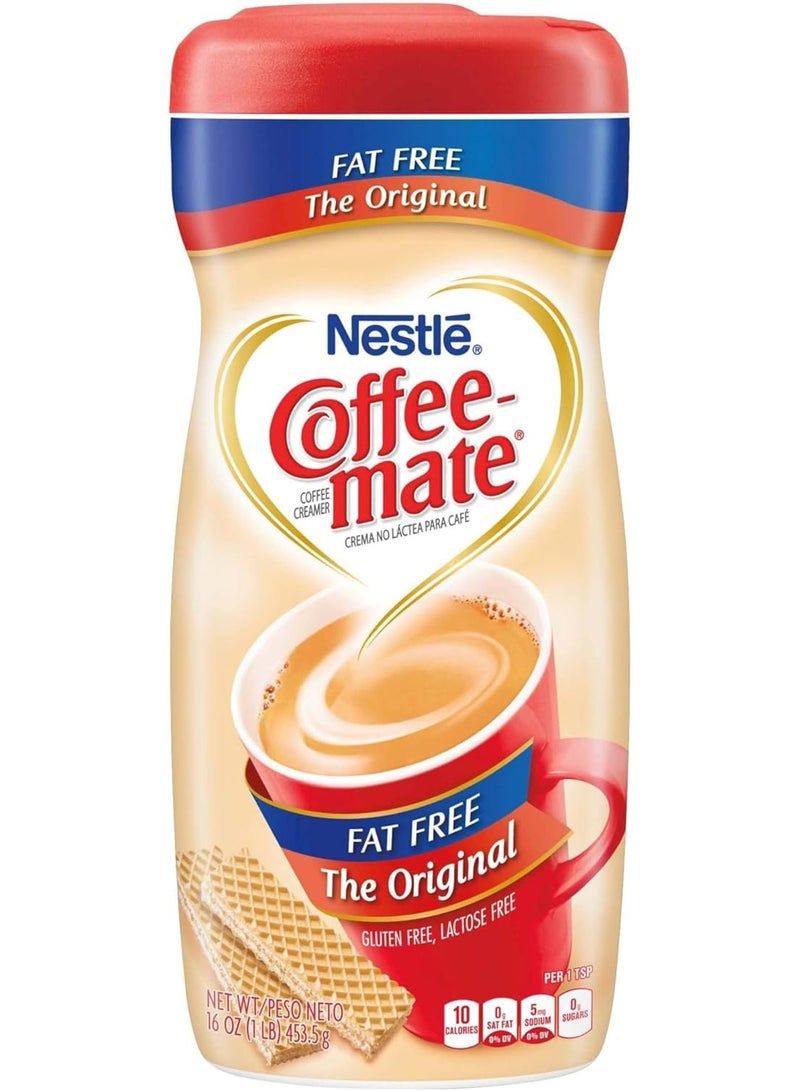 Coffee Mate Nestle Coffee-Mate Fat-Free Coffee Powder, 454.56 ml, 2-pack - Image 1