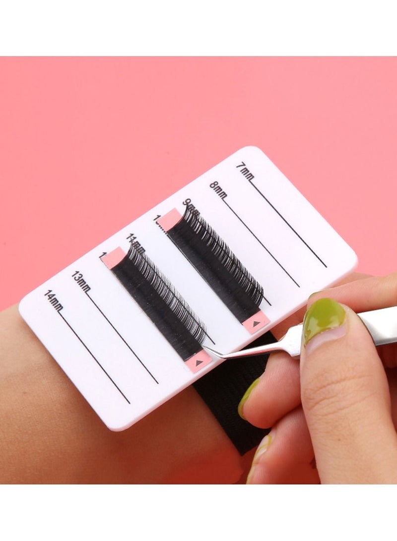 SYOSI Eyelash Extension Hand Plate, SYOSI Eyelash Extension Holder With 10 Disposable Glue Rings with Adjustable Wrist Strap - Image 3