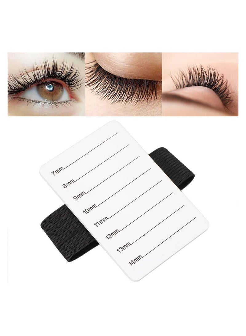 SYOSI Eyelash Extension Hand Plate, SYOSI Eyelash Extension Holder With 10 Disposable Glue Rings with Adjustable Wrist Strap - Image 2