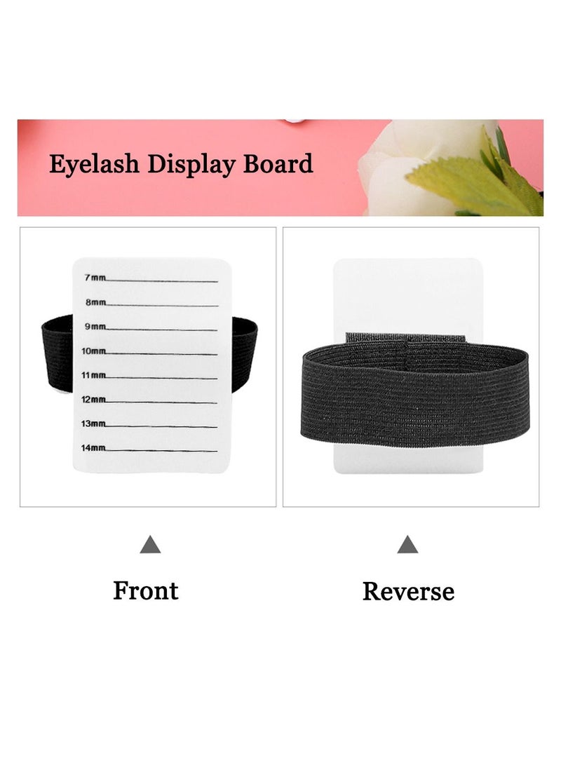 SYOSI Eyelash Extension Hand Plate, SYOSI Eyelash Extension Holder With 10 Disposable Glue Rings with Adjustable Wrist Strap - Image 4