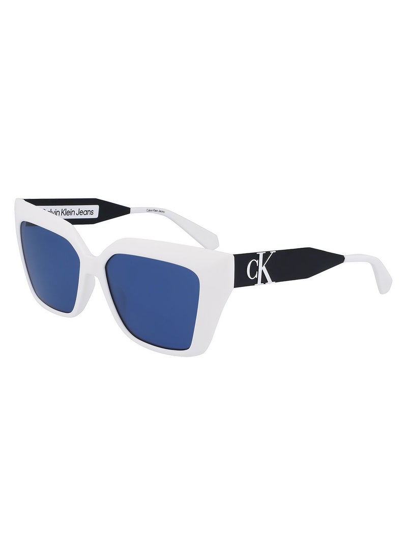 Calvin Klein Jeans Full Rim Bio Injected Butterfly Calvin Klein Jeans Sun Ckj22639S 5515 (100) White - Image 1