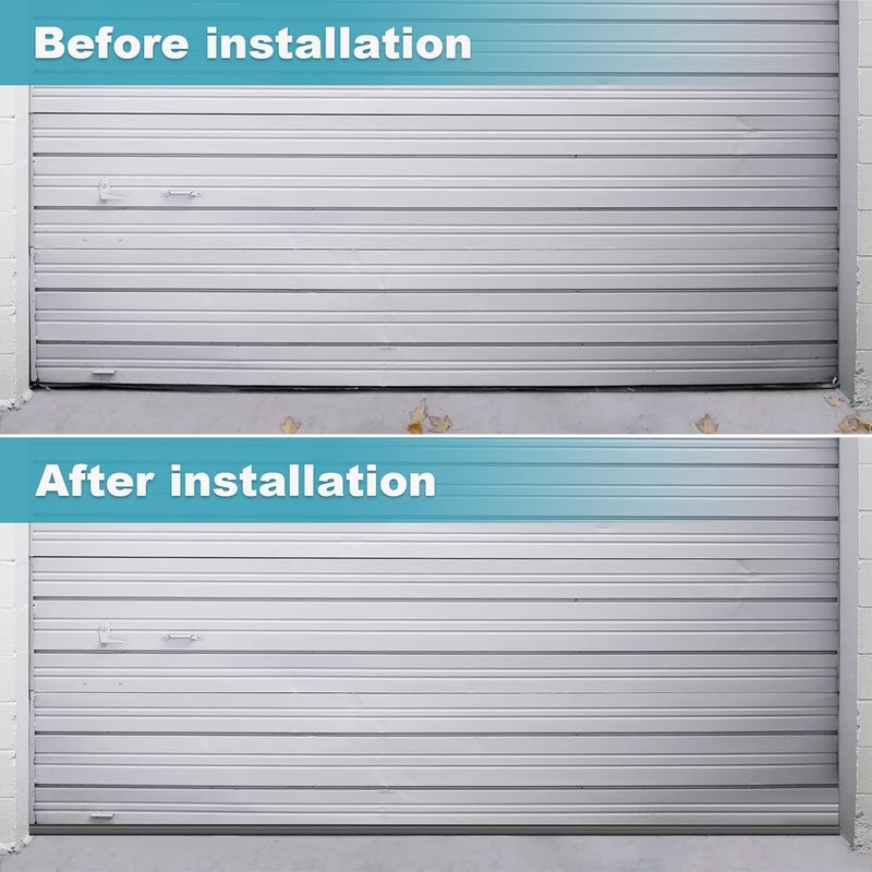 Earthtec 3" Garage Door Bottom Seal Weatherstrip in Grey - 1/4" T Style - All Widths(16' Wide Door) - Image 5