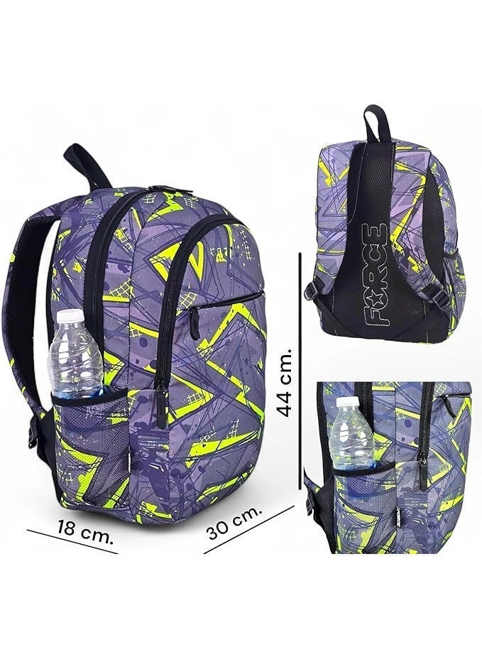 Force Backpack Unisex -Gray Camouflage pattern - Image 5