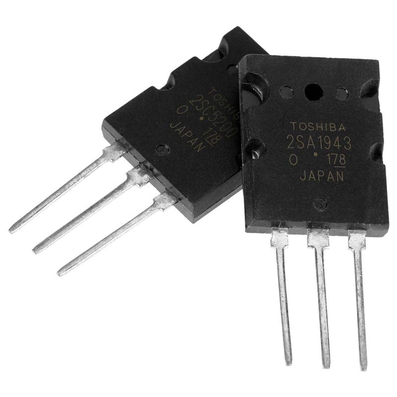 klarako 5 Pair Audio Transistors, 5pcs 2SA1943 with 5pcs 2SC5200 High Power Matched Silicon Audio Transistors - Image 5
