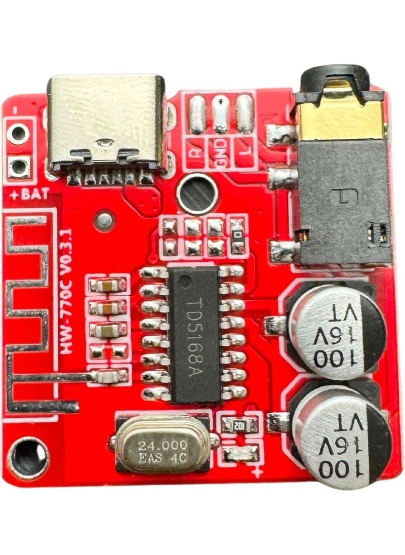 Elektromall - VHM-314 Type-C Bluetooth 5.0 Audio Receiver HW-770C Module - Image 1
