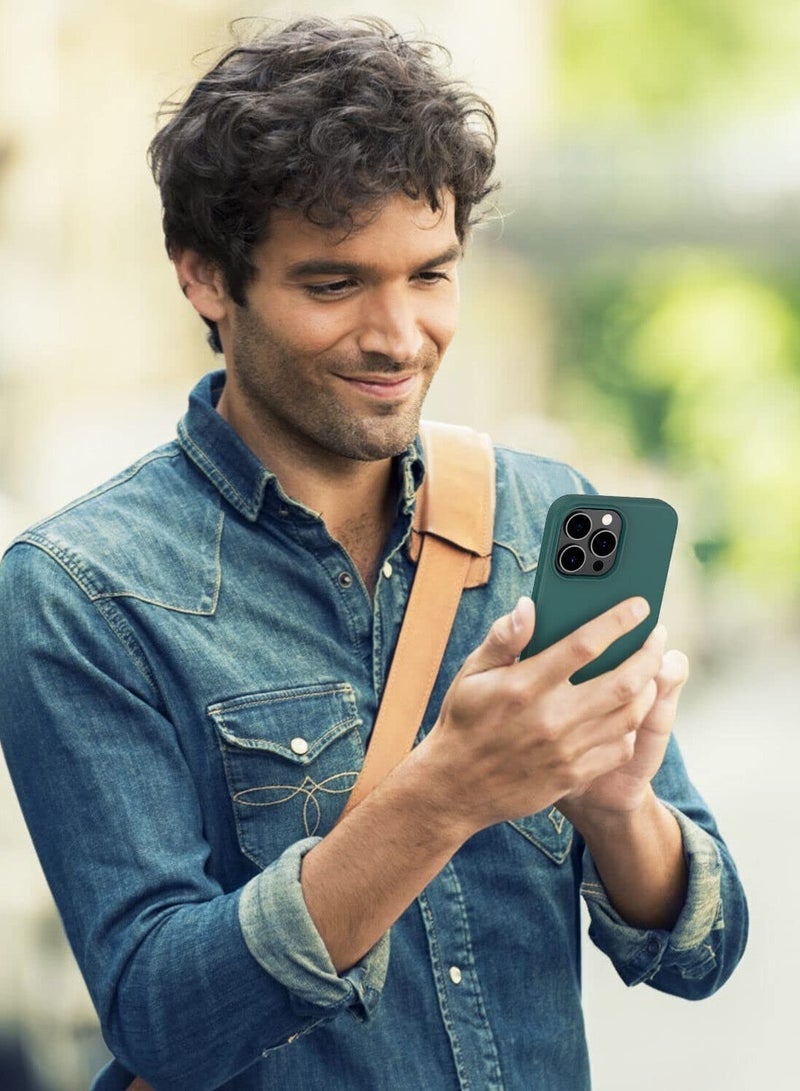 ELTRAZONE حافظة آيفون 14 برو ماكس 6.7 بوصة، حماية مضادة للصدمات بمعيار عسكري مع غطاء واقي رقيق ومرن للحماية من الصدمات آيفون 14 برو ماكس (أخضر) - Image 2