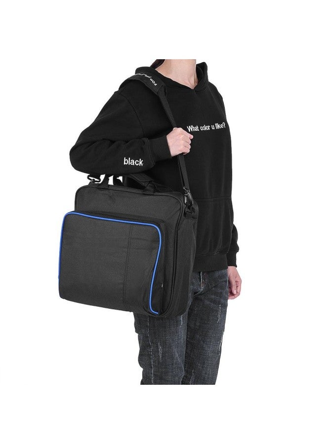 klarako Travel Carrying Case for PS4 Systems, Portable Shoulder Bag for Play Station, VR Gear, Console Equipment ect Cool Black - Image 2