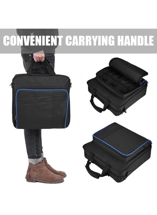 klarako Travel Carrying Case for PS4 Systems, Portable Shoulder Bag for Play Station, VR Gear, Console Equipment ect Cool Black - Image 3