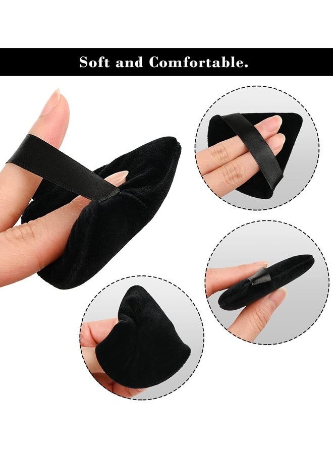 8PCS مسحوق المثلث ضرب الأسود الجاف الرطب المزدوج ماكياج الإسفنج - Image 4