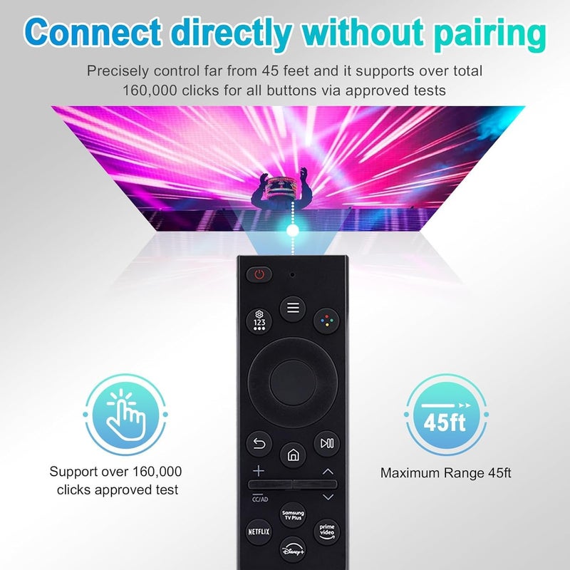 LOMCA BN59-01457A Replacement Remote Control for Samsung Smart TV UN55DU7200BXZA UN65DU7200BXZA UN85DU7200BXZA UN43DU7200BXZA UN50DU7200BXZA UN75DU7200BXZA UN55DU7200FXZA UN50DU6900FXZA UN70DU7200FXZA - Image 3