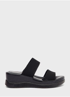 Double Strap Wedge Sandal