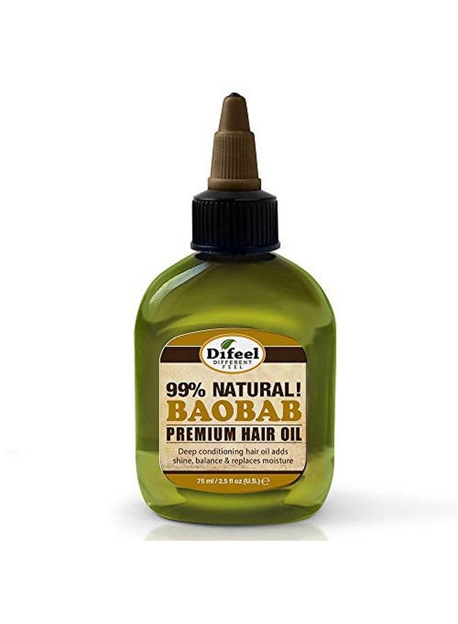 difeel Premium Deep Conditioning L Hair Care Oil Baobab Oil 2.5 Ounce (6Pack) - Image 2